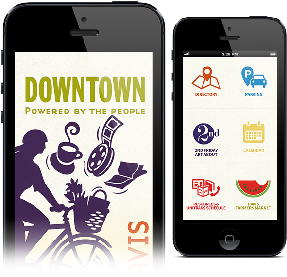 Davis Downtown iPhone App Davis Downtown iPhone App