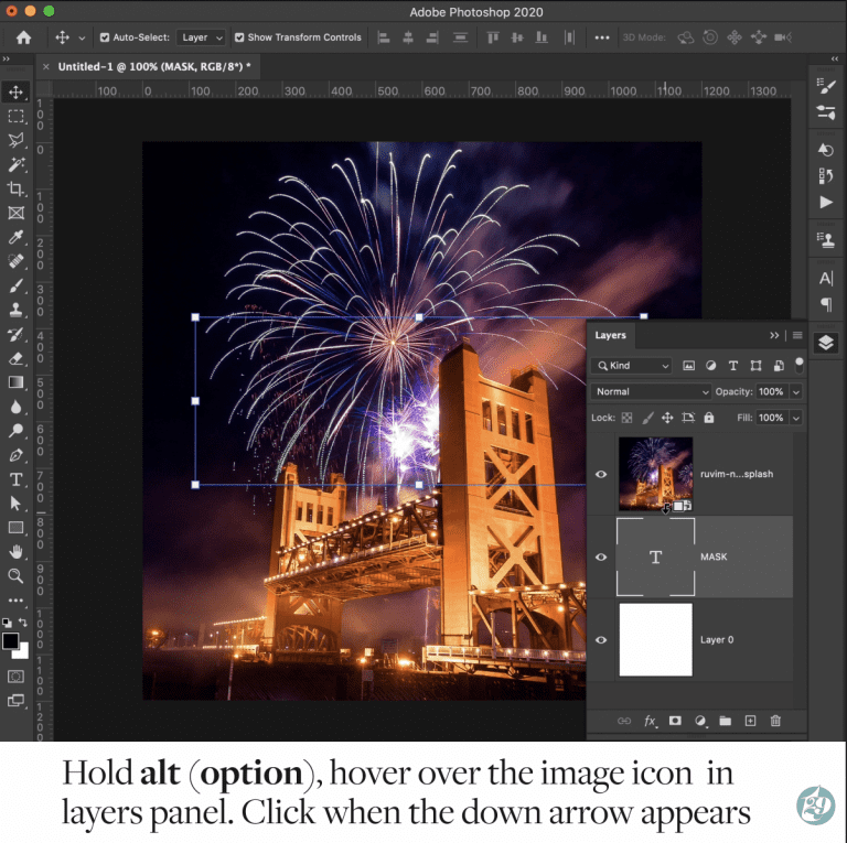 2 Ways Mask with Text in Photoshop - From Beginner to Advanced Levels ...
