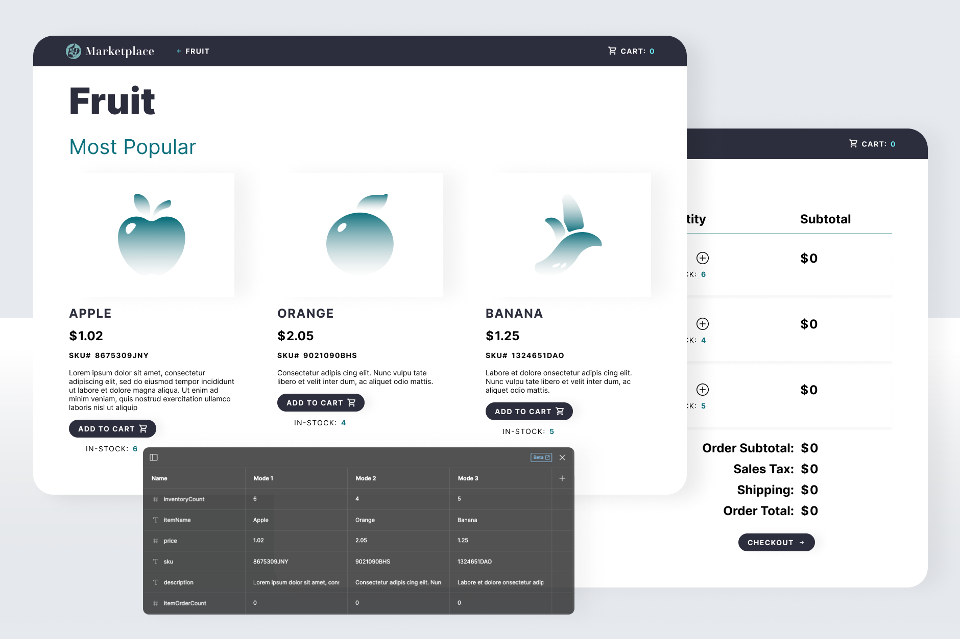 Figma Prototype with Variables