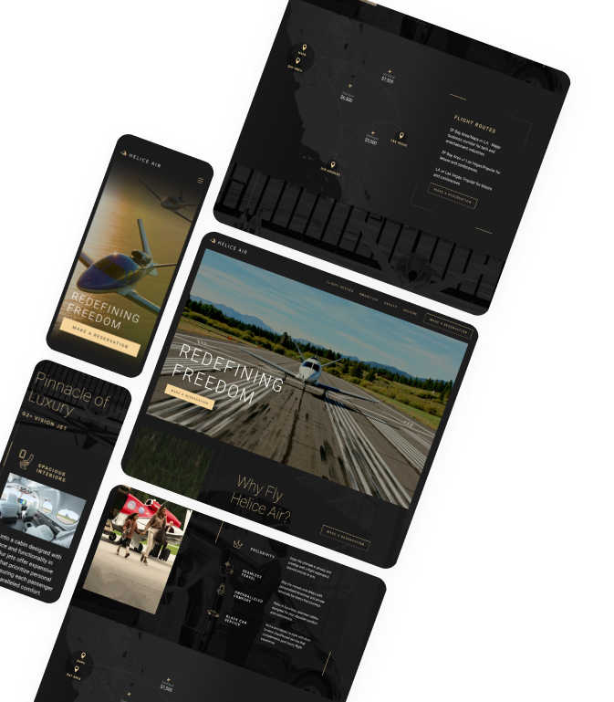 Helice Air Website