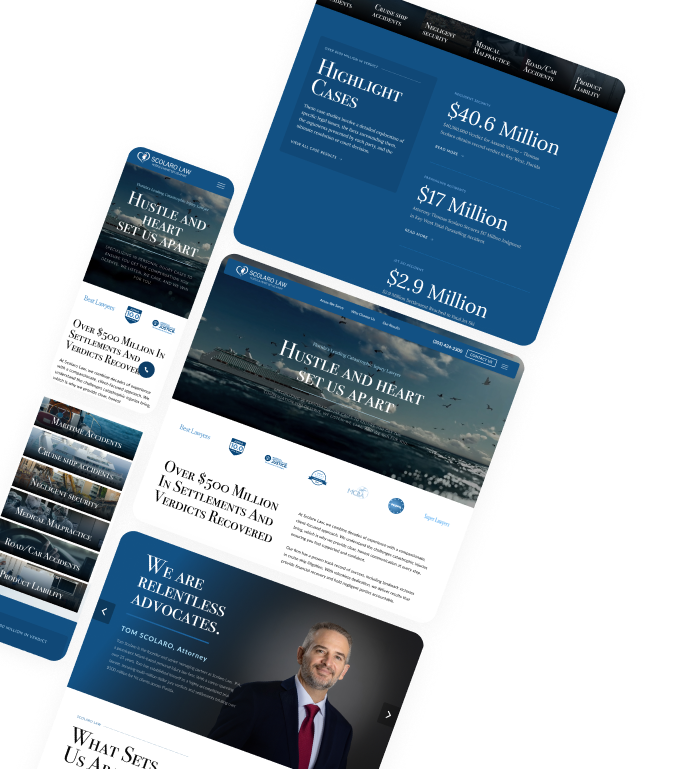 Scolaro Law - page render