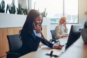 sales enablement being used in a b2b sales call